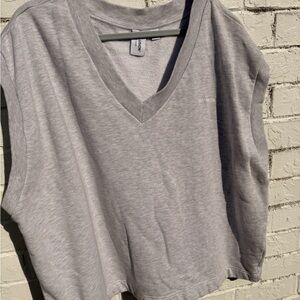 Collusion Light Gray Sleeveless Vest